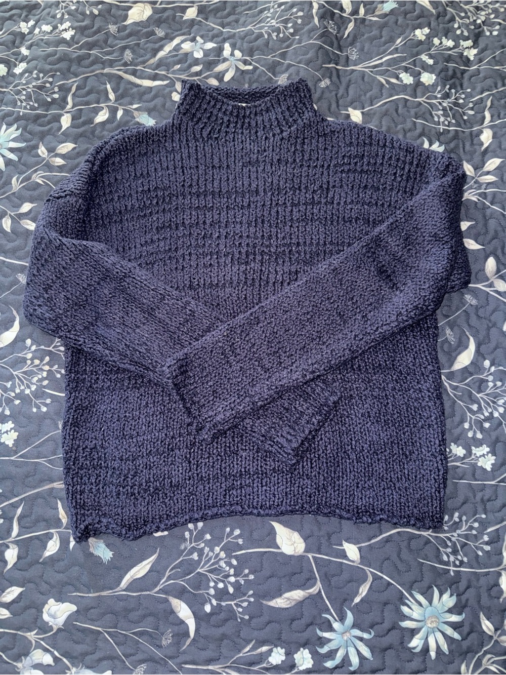By Together Navy Chunky Turtleneck Sweater